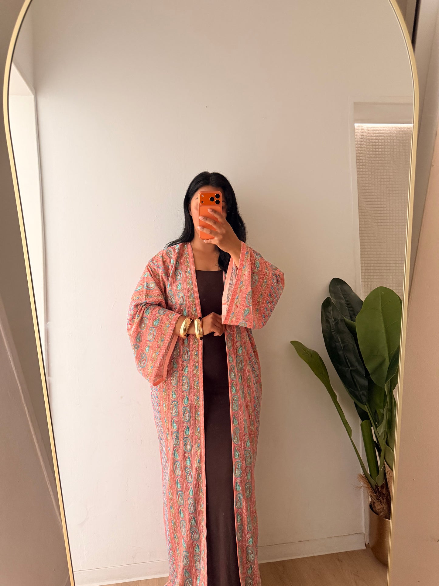 Abaya Peach
