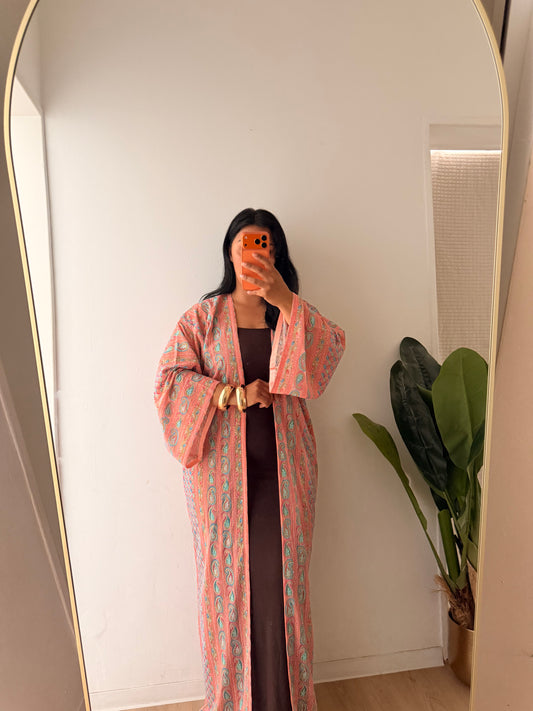 Abaya Peach